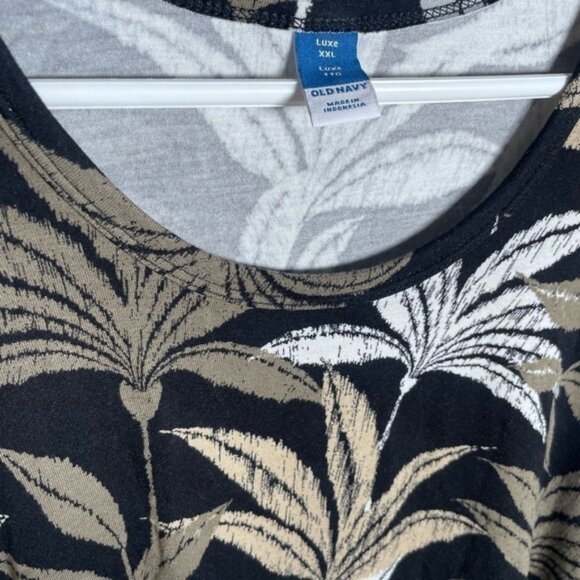 Old Navy XXL Luxe Tank Top Sleeveless Shirt Blouse Swing Long Length Relaxed Fit - Picture 8 of 9